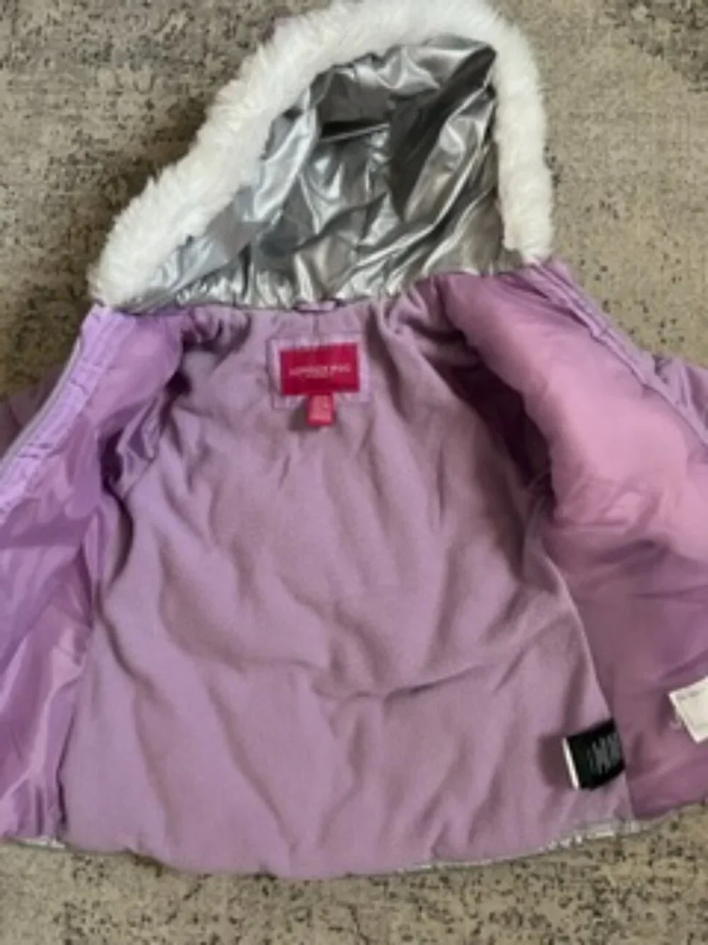 🧡3/$15 London Fog Snow Puffer Jacket Girls M (5-6)